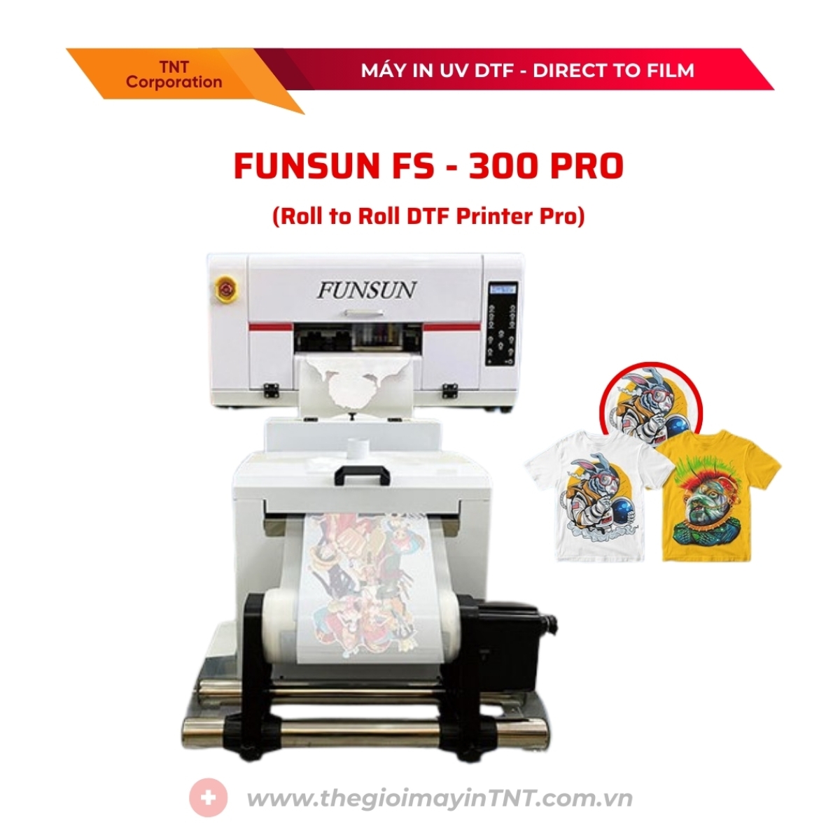 Máy in Kỹ Thuật số FunSun FS-300 Roll to Roll Printer Pro
