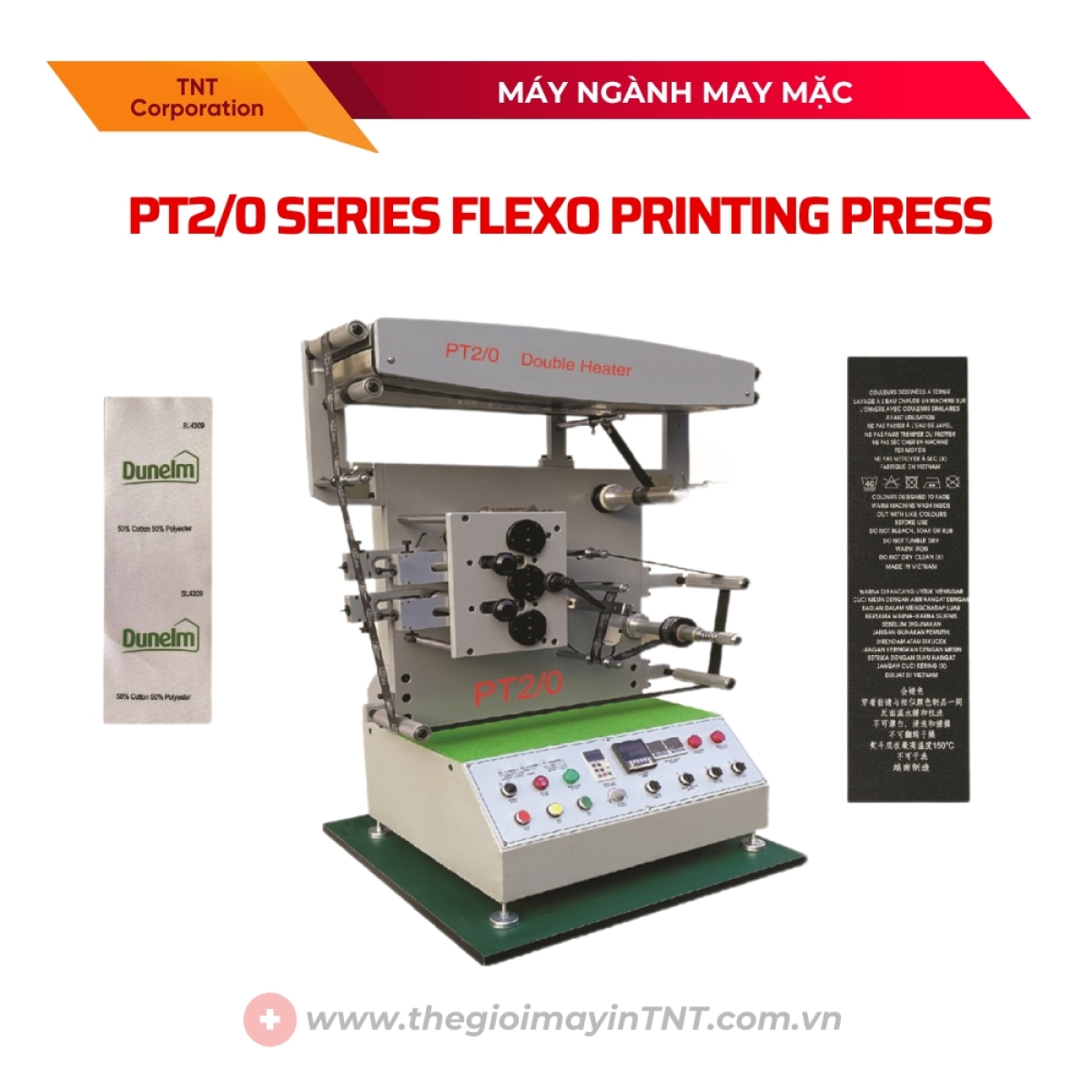 Máy in nhãn Flexo dòng PT Series PT2/0 