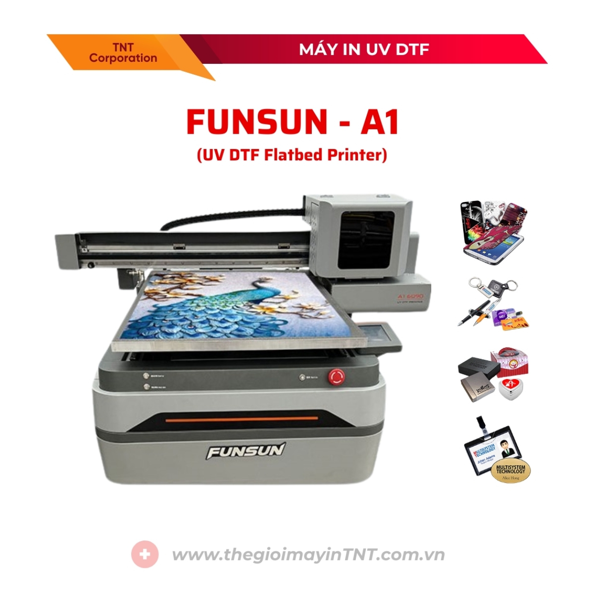 Máy in Funsun A1 UV DTF Flatbed to Printer