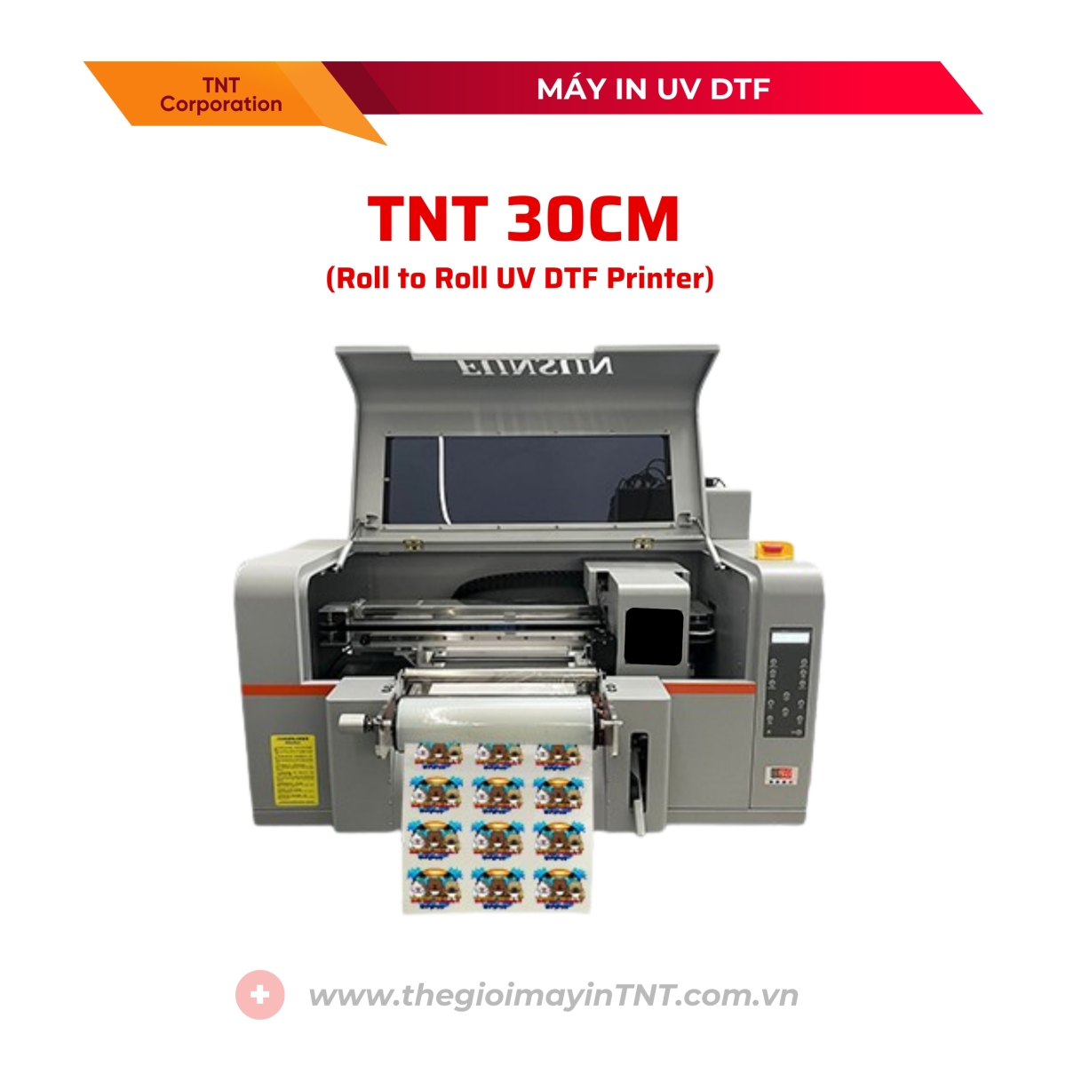 Máy in TNT 30cm Roll to Roll UV DTF Printer