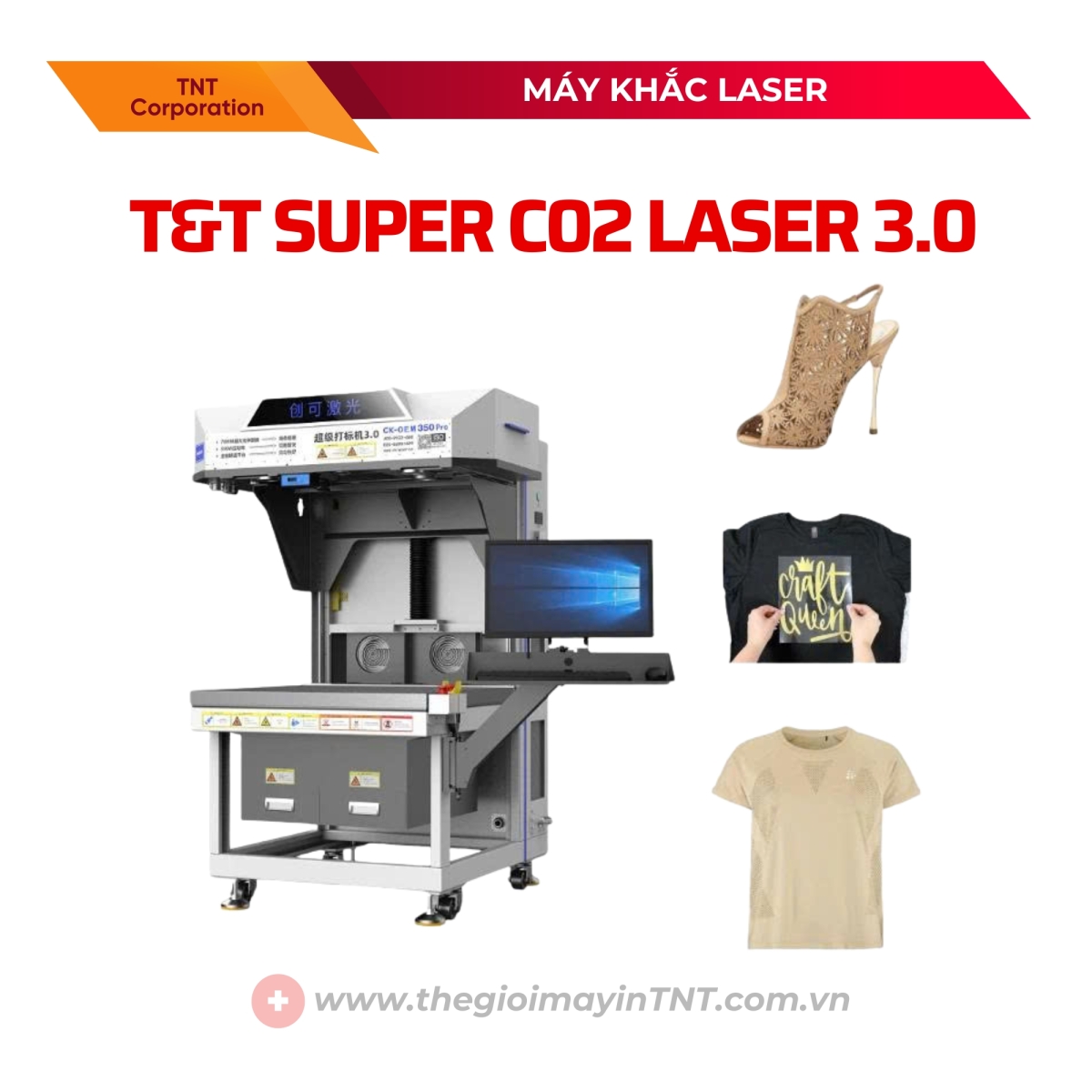 T&T SUPER CO₂ LASER MARKING MACHINE 3.0 