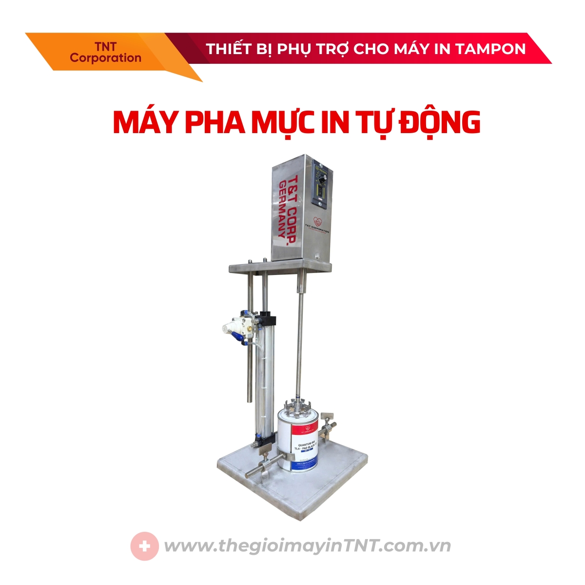Máy Pha Mực In Tự Động – Thiết Bị Phụ Trợ Quan Trọng Cho Máy In Tampon