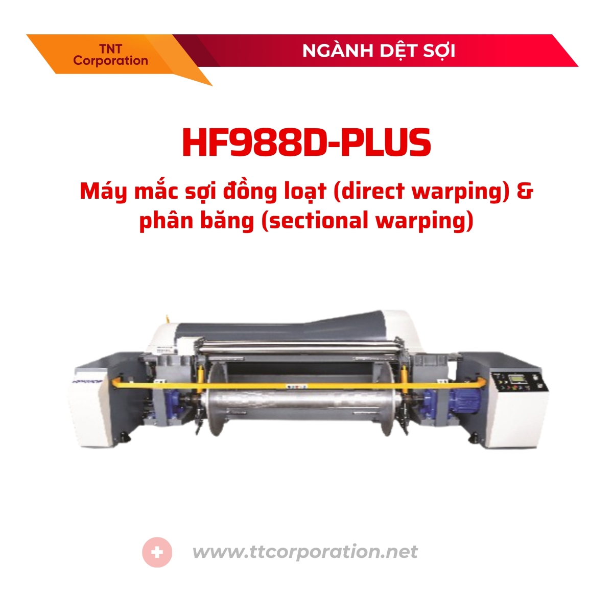 HF988D-PLUS - MÁY MẮC SỢI ĐỒNG LOẠT & PHÂN BĂNG 