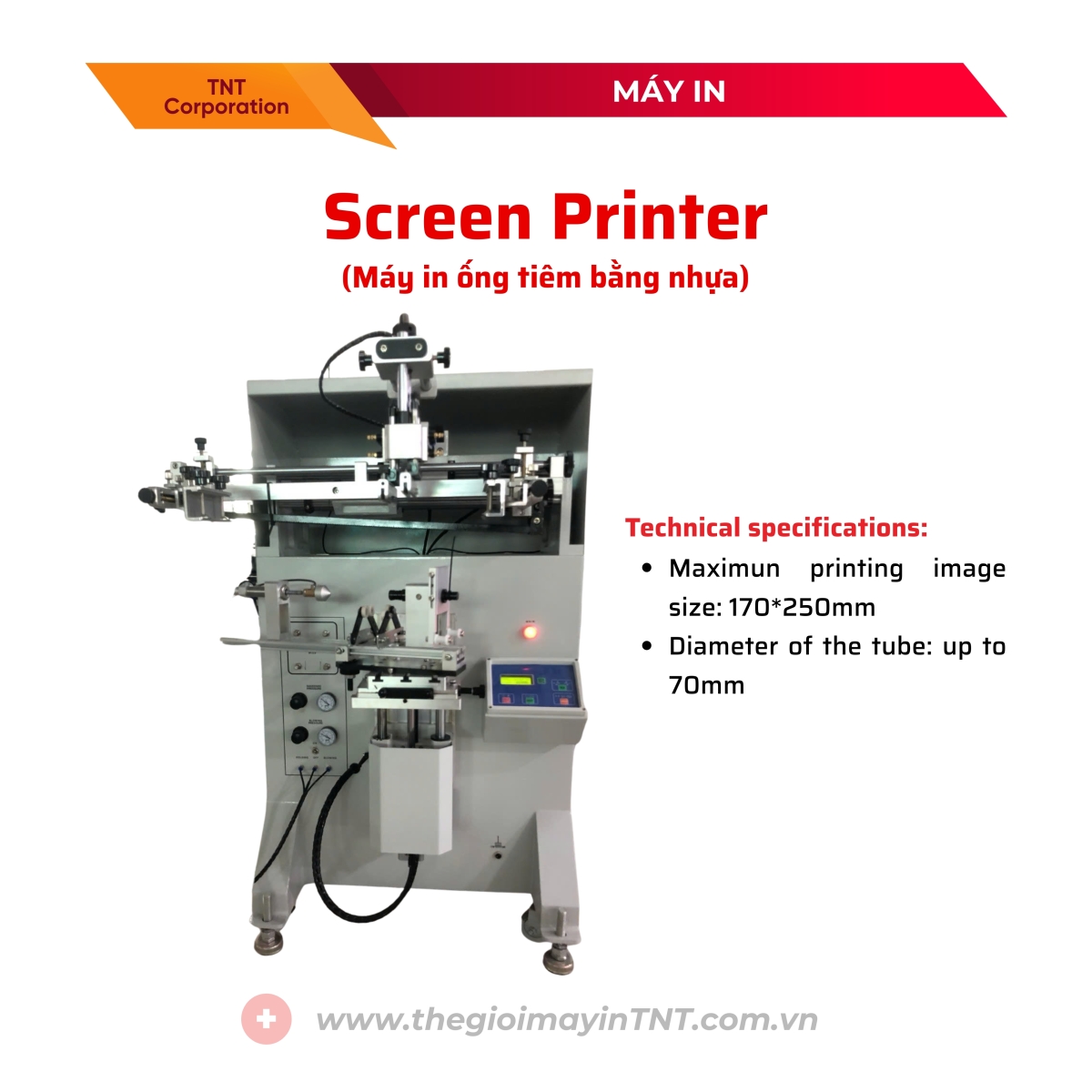 MÁY IN SCREEN - CHO ỐNG TIÊM BẰNG NHỰA