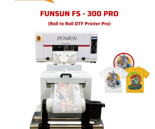 Máy in Kỹ Thuật số FunSun FS-300 Roll to Roll DTF Printer Pro