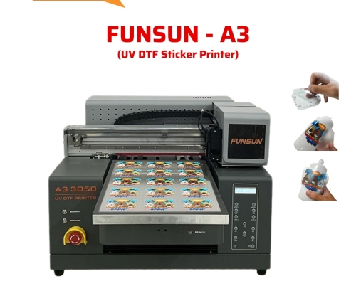 Máy in Funsun A3 UV DTF Printer to Film Sticker