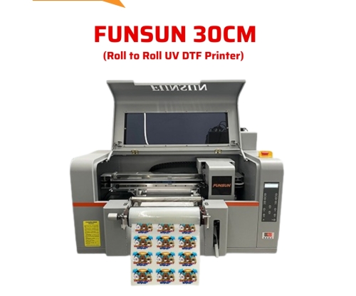 Máy in Funsun 30cm Roll to Roll UV DTF to Printer