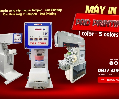 Dịch vụ in ấn và cho thuê máy in Tampon (in Pad)