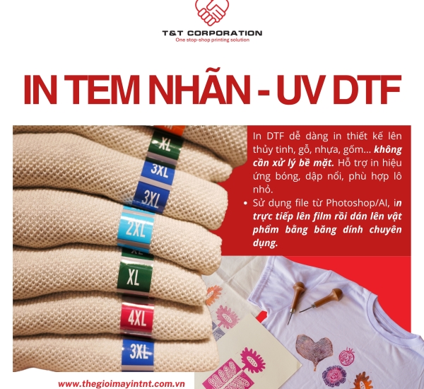 IN TEM NHÃN - UV DTF