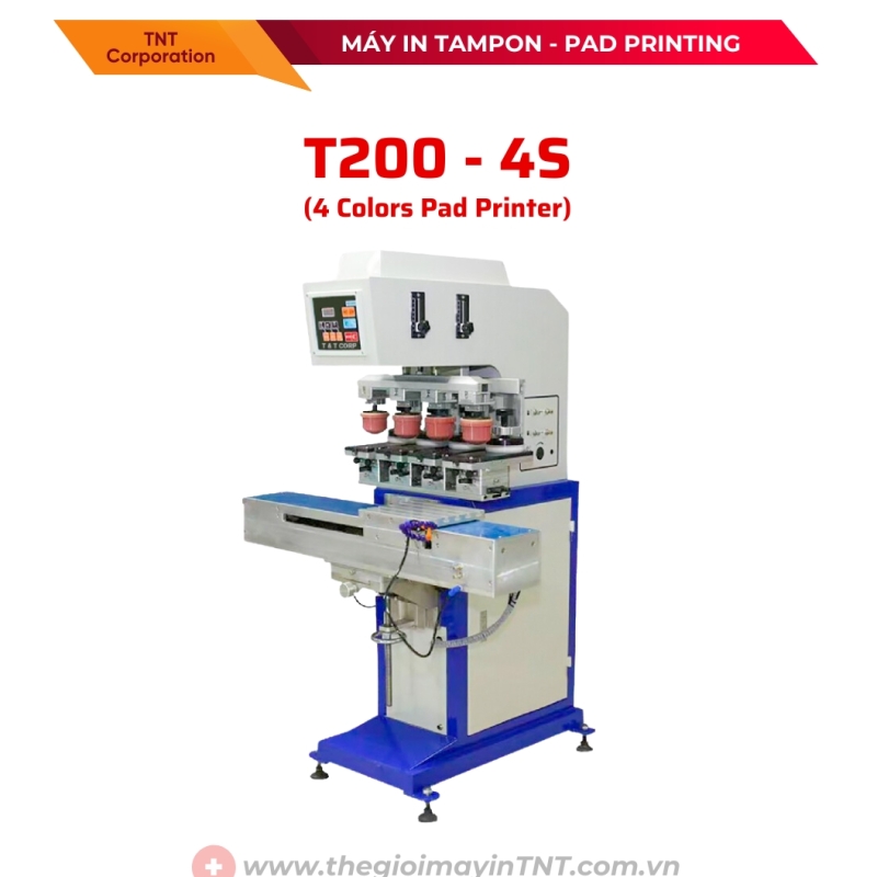 Máy in pad T200-4S - Pad Printing