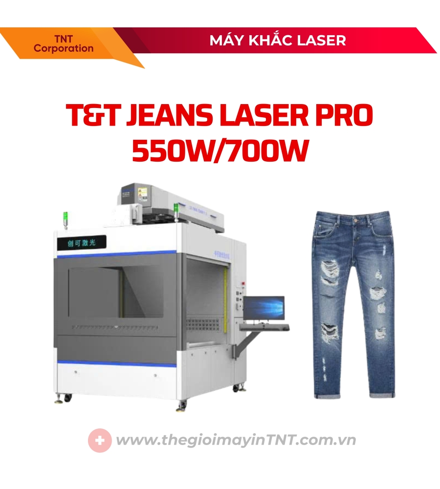 T&T DENIM JEANS LASER MARKING MACHINE