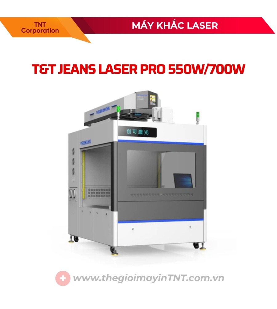 T&T DENIM JEANS LASER MARKING MACHINE